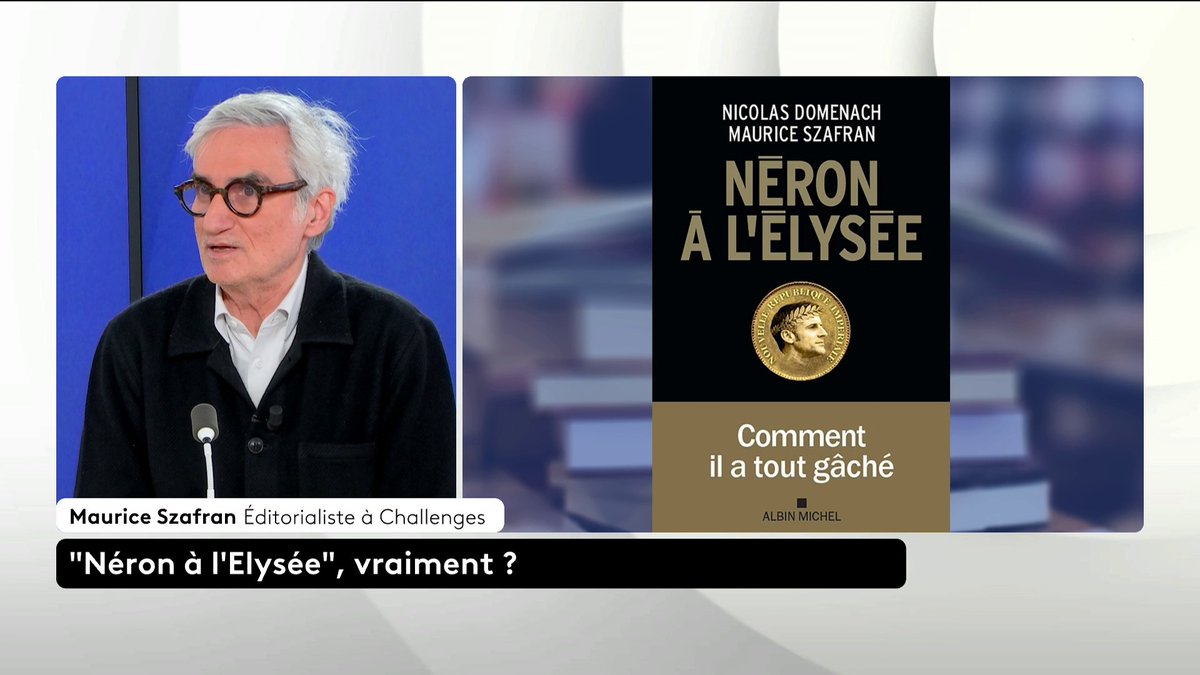 🔴 Macron : "Le constat est implacable : il a échoué, ses deux mandats pourraient se conclure par une victoire de l’extrême droite. L’homme du dépassement a plongé la France vers l'apocalypse", note Maurice Szafran, coauteur de Néron à l'Élysée. #LePourEtLeContre #canal16