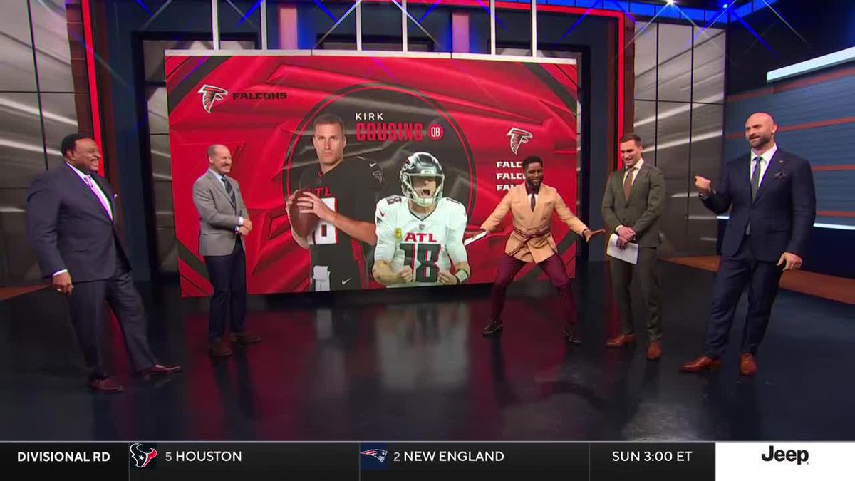 Kirk Cousins is going to do TV such a long time and continue his legendary bag getting whenever he retires from the NFL I can’t relate to being an NFL player, cause I’d be doing that sweet TV gig.