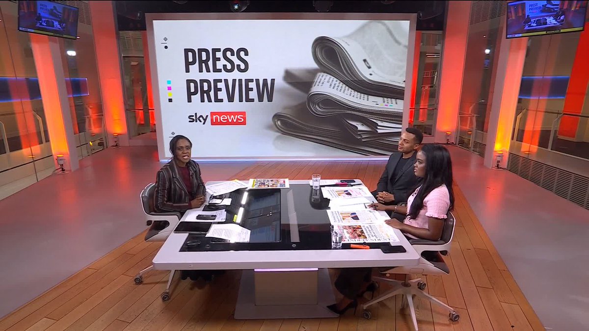 What's on Saturday's front pages? 📰 @SkyGillian takes a first look at tomorrow's top stories with broadcaster and financial analyst Albie and broadcaster Joanna Jarjue. #PressPreview ➡️ 📺 Sky 501, Virgin 602, Freeview 233
