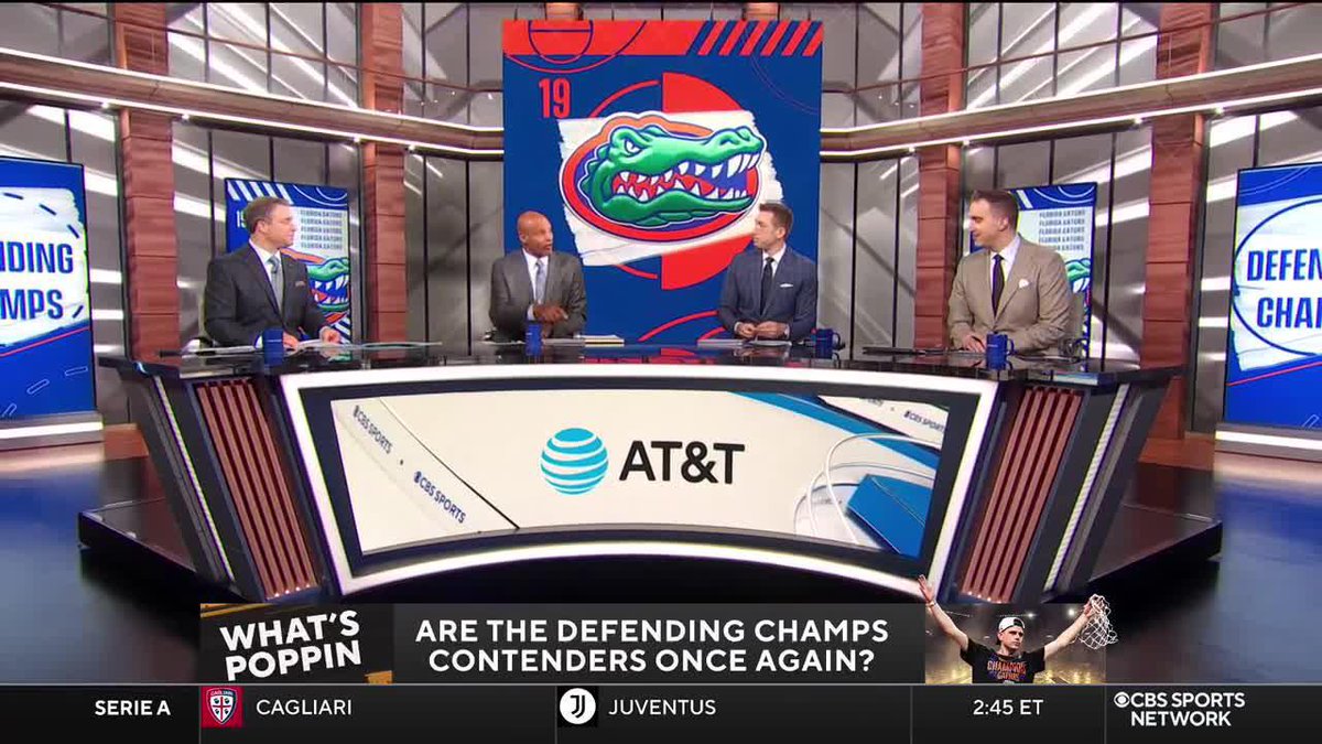 "I think they are a championship contender!" Clark Kellogg thinks Florida's big men can carry them to back-to-back titles.