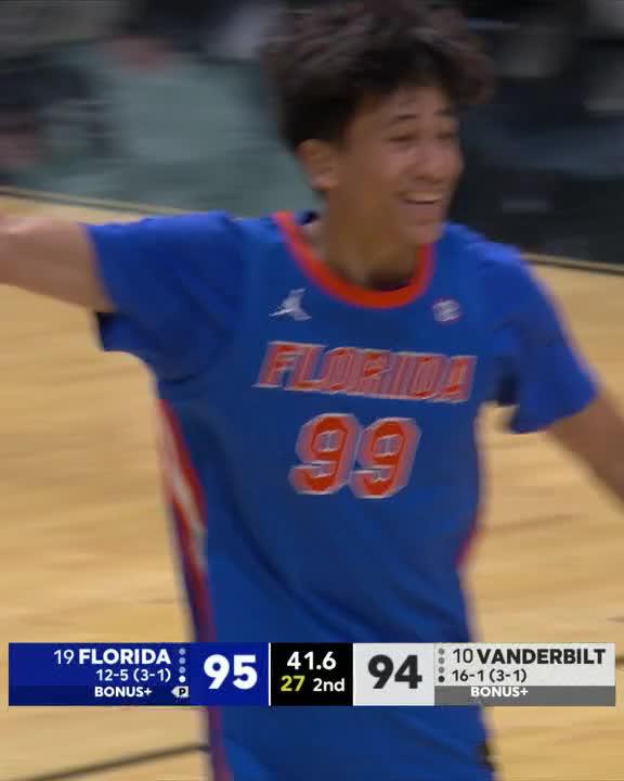 No player in UF hoops history had worn No. 99 in a game before Saturday. Todd Golden wants Xaivian Lee to change numbers after his performance at Vandy. “If I have anything to say, he’s wearing 99 the rest of the way.” STORY: