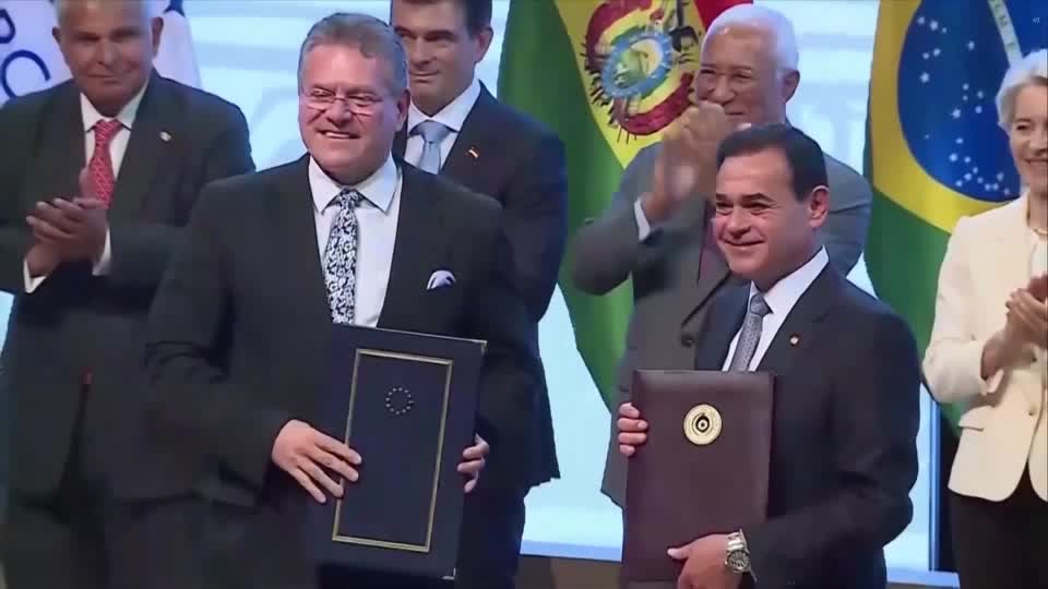 EU and Mercosur officials signed a free trade agreement in Paraguay after 25 years of talks, paving the way for the European Union's largest trade accord