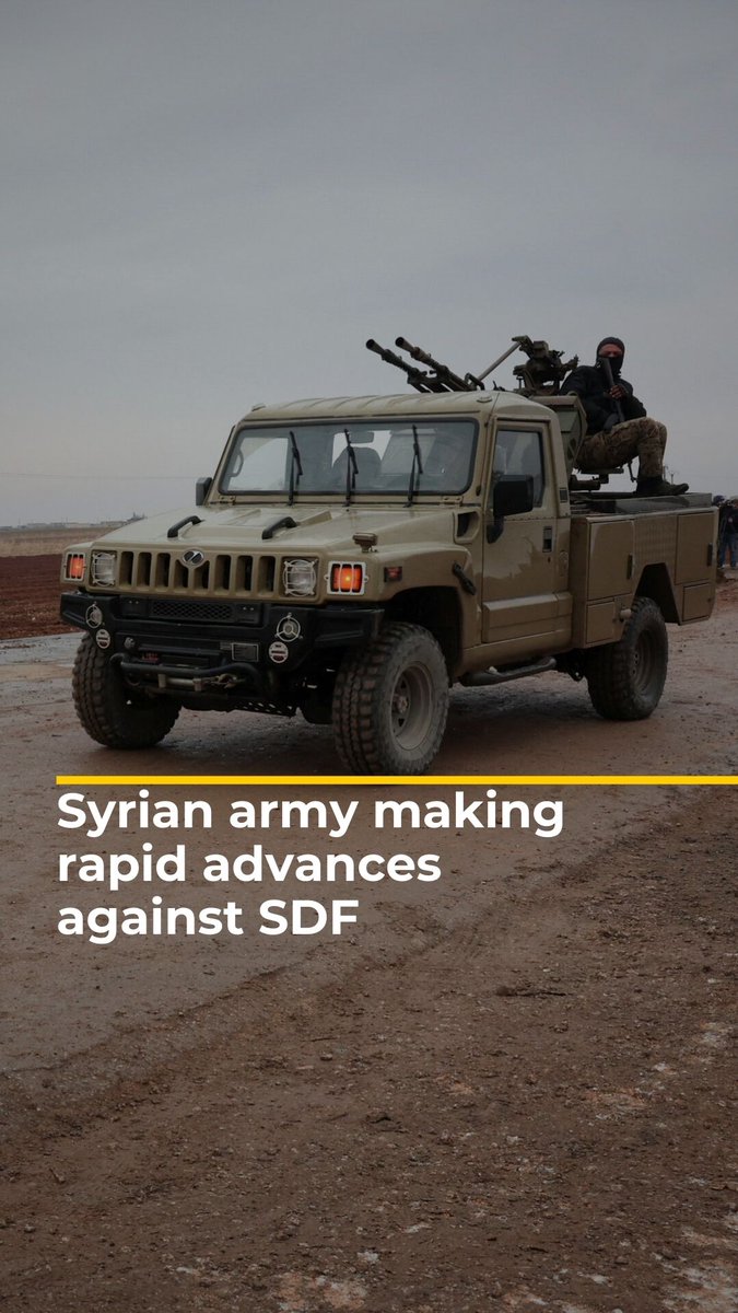 The Syrian army has made rapid advances in the last few hours after it said its forces took control of the city of Tabqa and the Euphrates Dam from the Kurdish-led Syrian Democratic Forces (SDF). Ayman Oghanna has the latest updates.