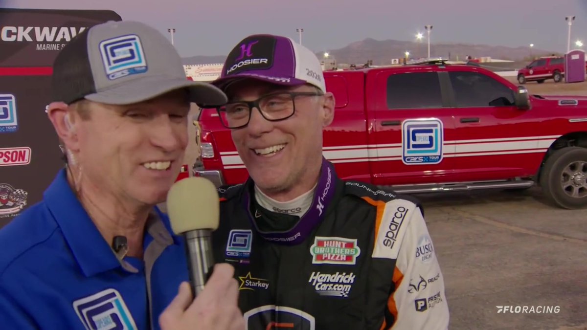 🏁 Kevin Harvick wins at Tucson Speedway! #chillywilly