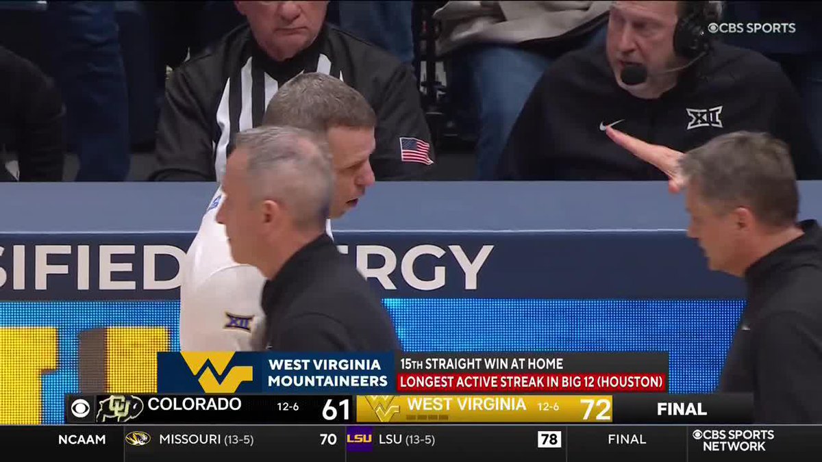 West Virginia gets the conference win and defeats Colorado 72-61🔥 WVU Men's Basketball