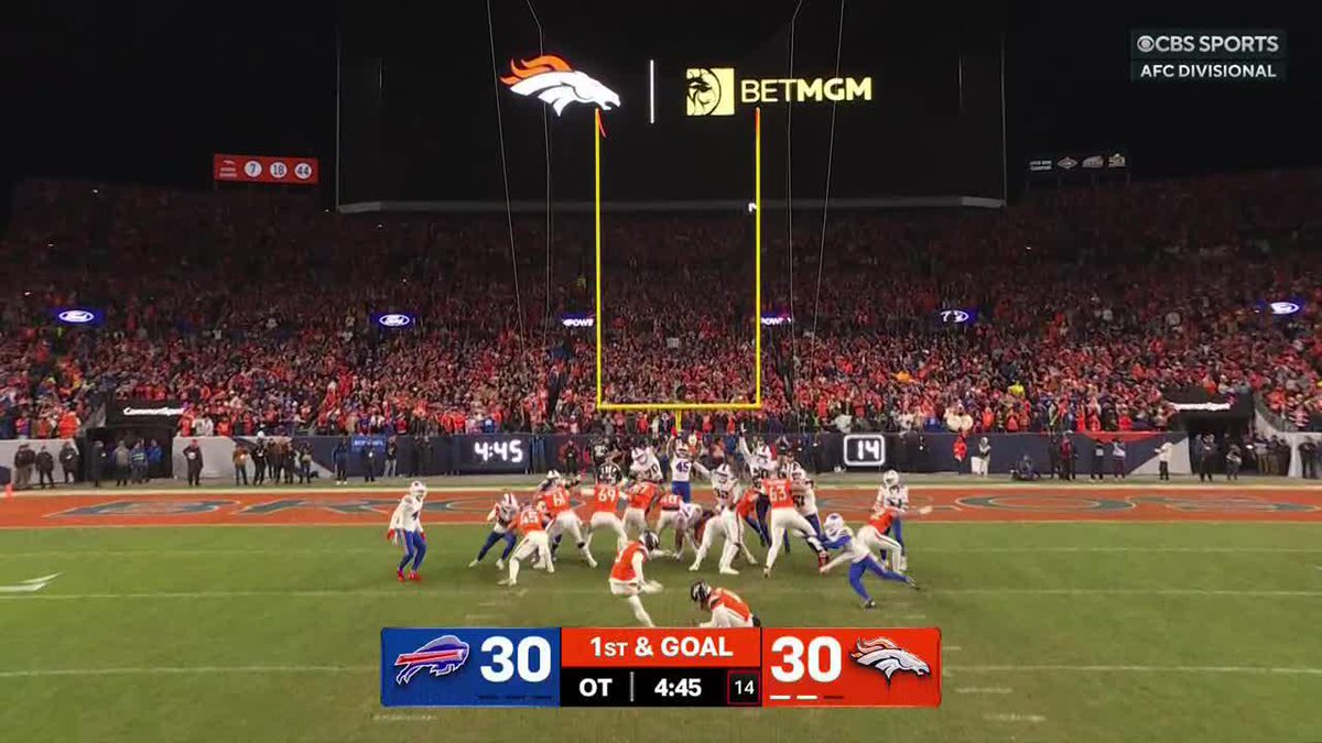 THE DENVER BRONCOS HAVE WON IT IN OVERTIME - JIM NANTZ