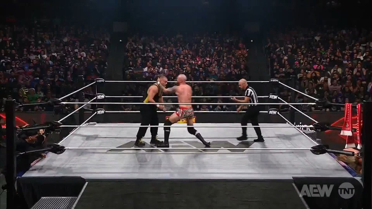 It's a mistake to get into a strike exchange with Eddie Kingston, Zack Gibson! Watch #AEWCollision on TNT & HBO Max