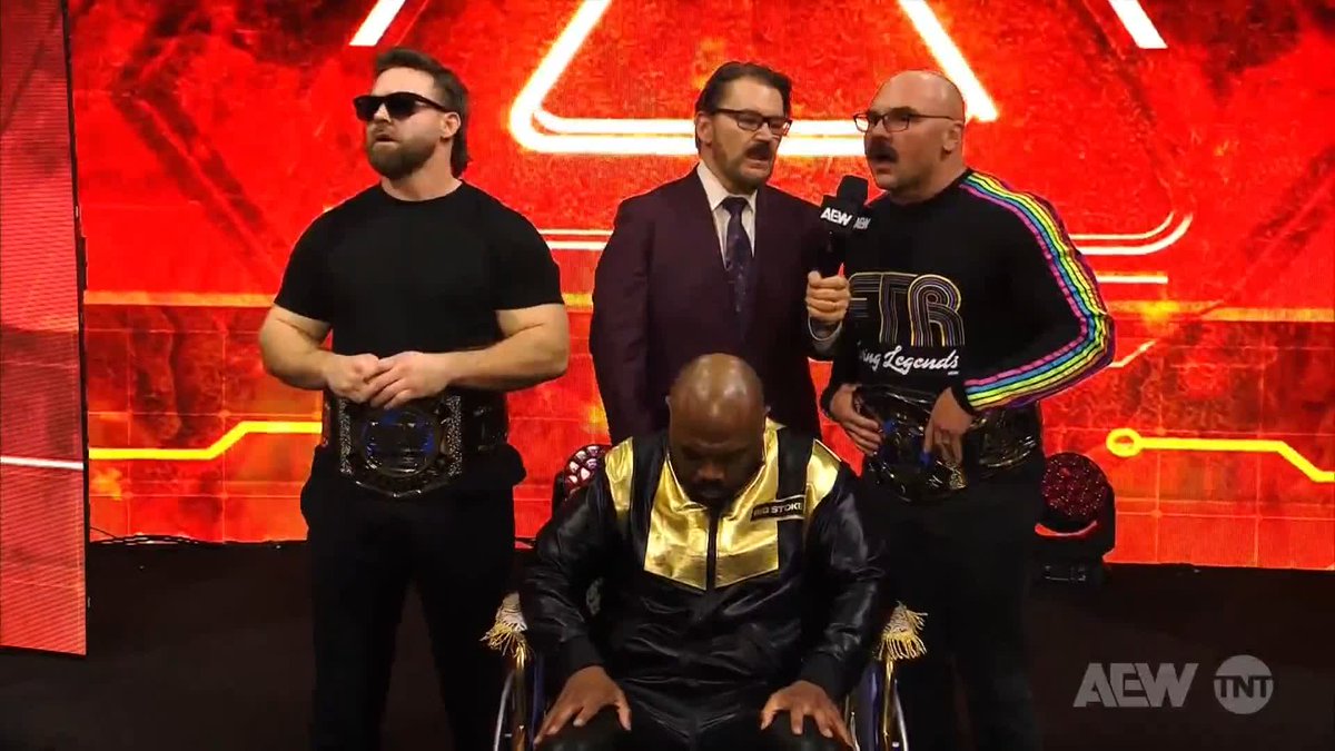An emphatic statement from Dax Harwood to the next challengers for the AEW World Tag Team Championships, dunkzilla - マーク・デイビス + Jake Doyle! Watch #AEWCollision on TNT & HBO Max
