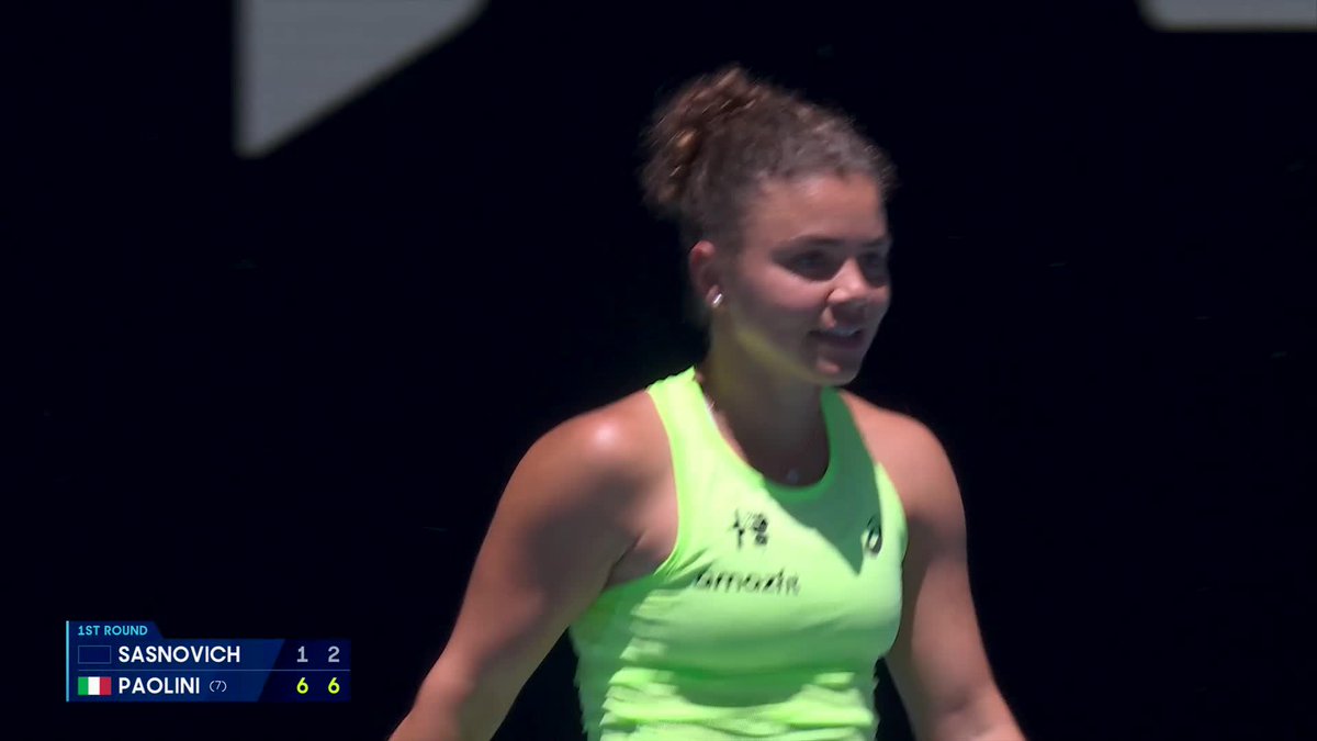 Italian pocket rocket LAUNCHED into the second round - Paolini wins 6-1, 6-2! Wide World of Sports • ESPN • TNT Sports • WOWOWテニス • #AO26