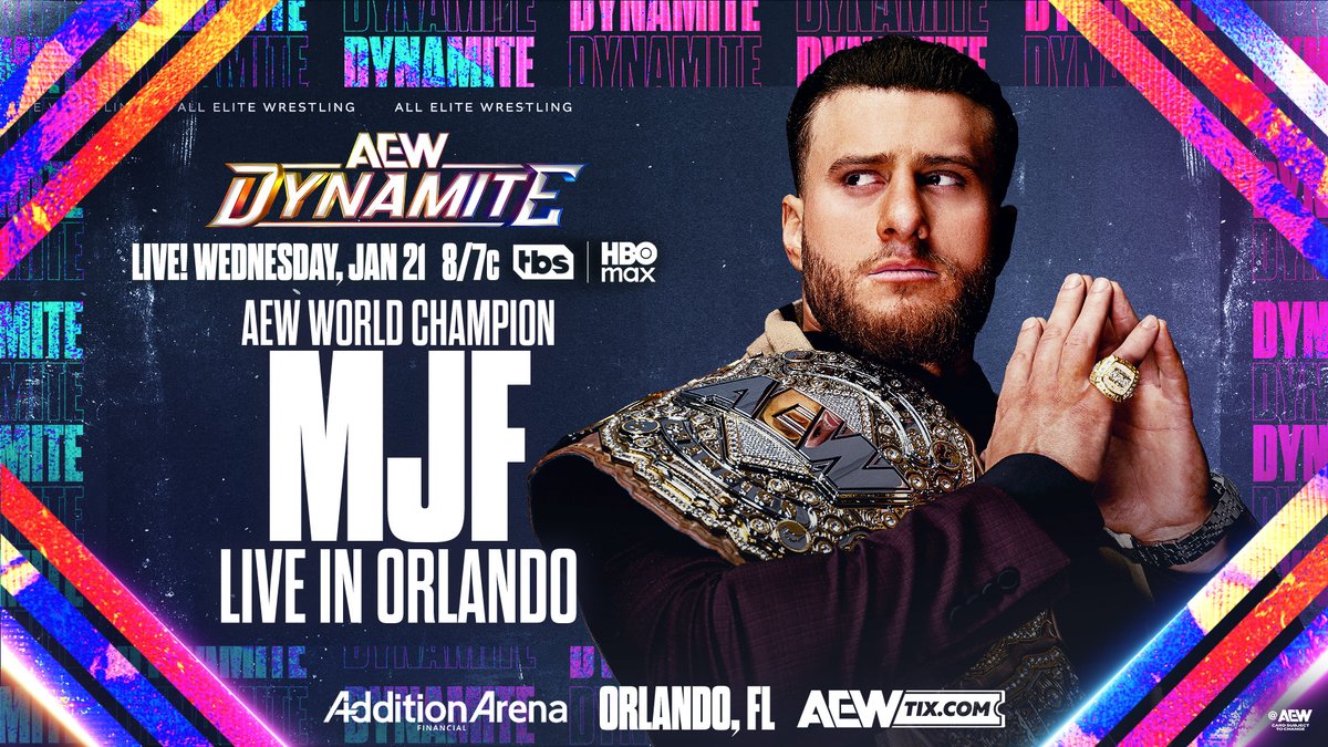MJF’s AEW World Title defenses against Bandido and Alec Price were recapped “This second title reign is gonna make the first seem short and sweet.” #AEWCollision