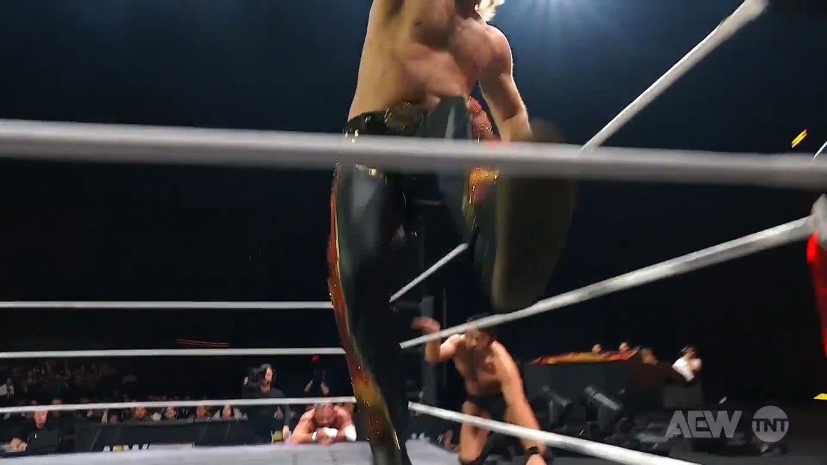 Hangman Page is absolutely LOCKED IN on taking out The Opps! Watch #AEWCollision on TNT &amp; HBO Max