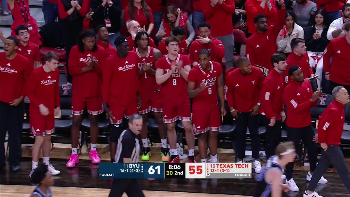 JT Toppin is COOKIN' 🔥 27 PTS and counting 🧑‍🍳 Watch No. 11 BYU vs. No. 15 Texas Tech NOW on ESPN and the ESPN App