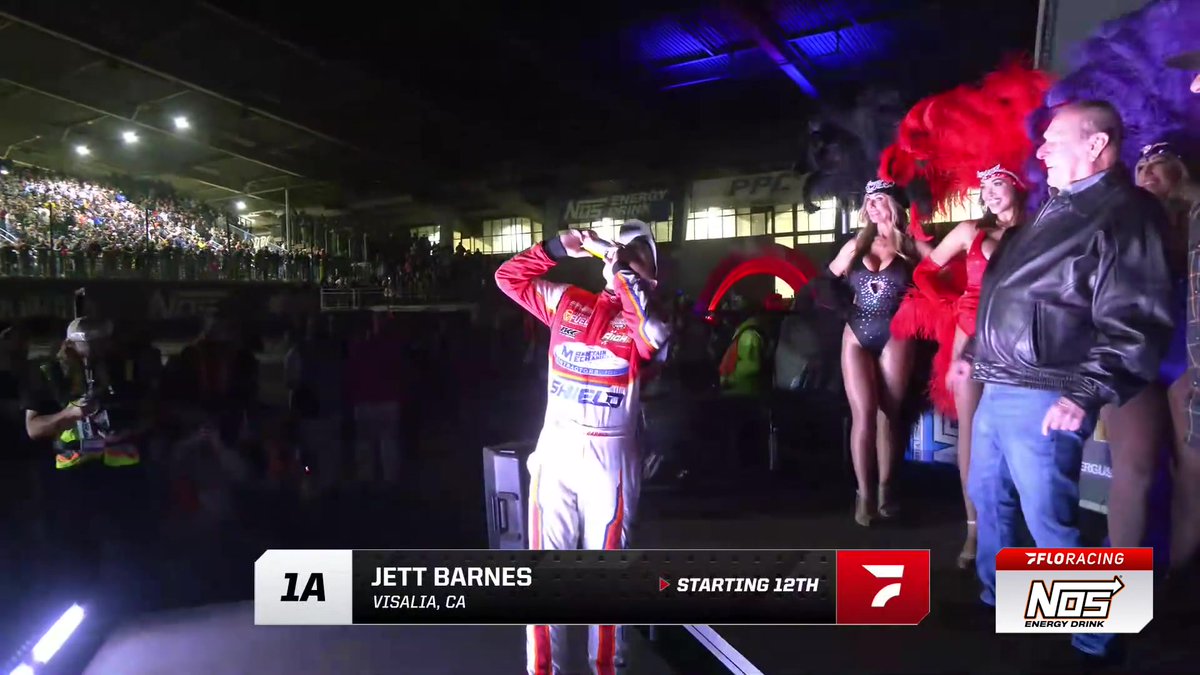 😂 Jett Barnes wins Driver Intros in his Chili Bowl debut #ChiliBowl | NOS Energy Drink