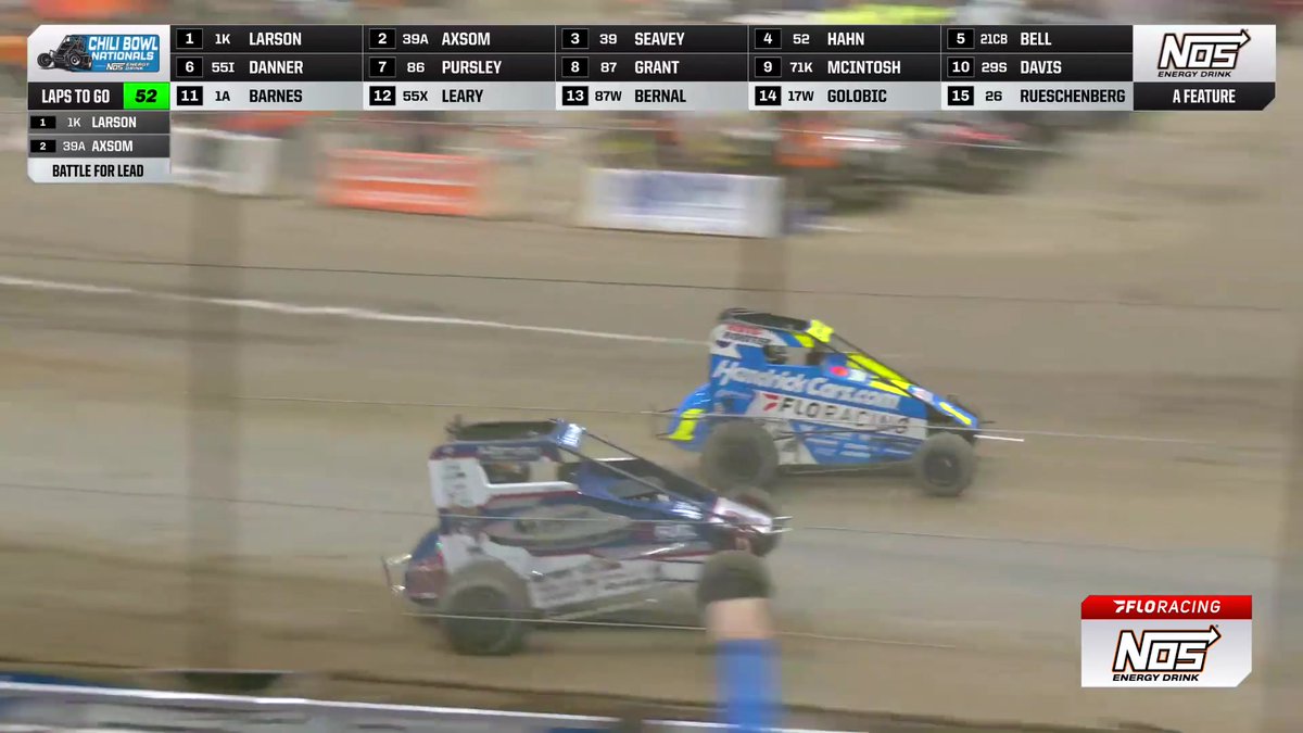 โผ๏ธ New leader, Emerson Axsom! #ChiliBowl | NOS Energy Drink