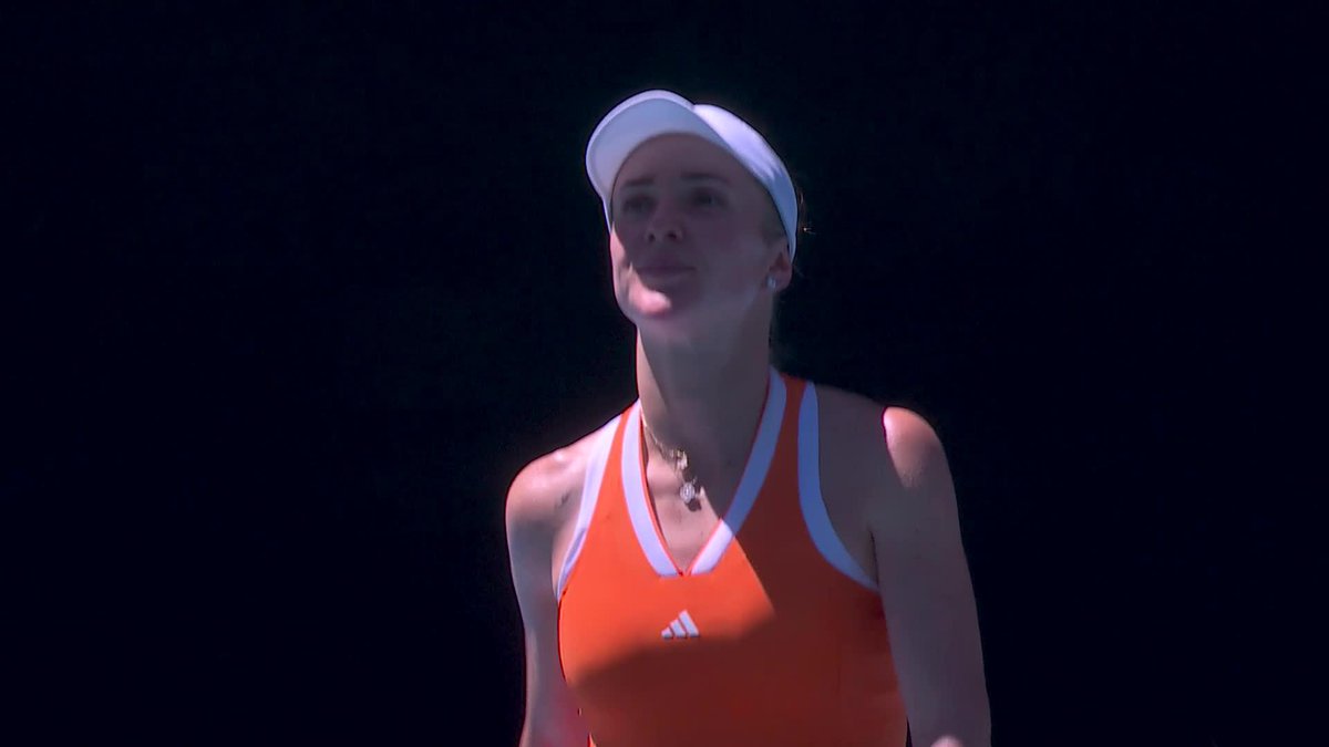 Starting strong 💪 No.12 seed Elina Svitolina moves into the second round after a 6-4 6-1 win over Bucsa 👏 Wide World of Sports • ESPN • TNT Sports • WOWOWテニス • #AO26