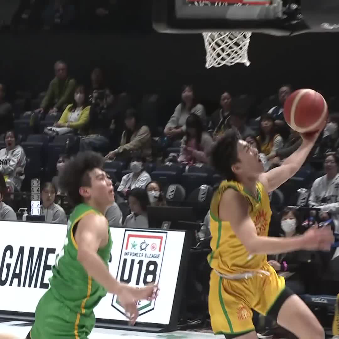 実況・解説もドン引きのスーパーダブルクラッチ😱😱 川崎ブレイブサンダース⚡️川崎からバスケの未来を⚡️ #Bリーグオールスター #BリーグU18 #インフロニア #Bリーグ