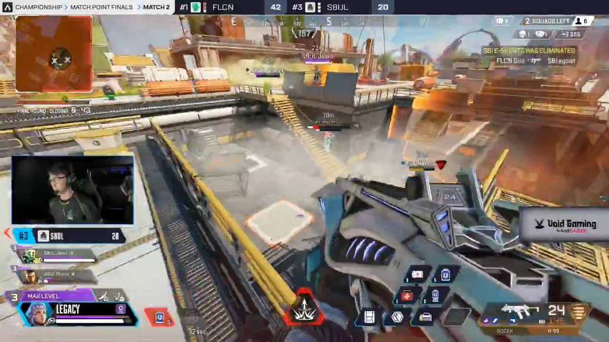 OPPORTUNITY GIVEN. OPPORTUNITY TAKEN. S8UL secures Match 2!