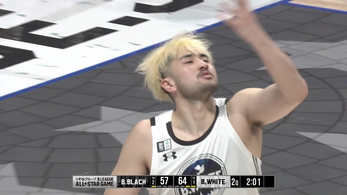 カステラ兄弟のアリウープが炸裂!! 長崎コンビ・馬場雄大👉川真田紘也!からの投げキッス😘 📡バスケットLIVEで生配信中 #Bリーグオールスター #りそなグループ #Bリーグ