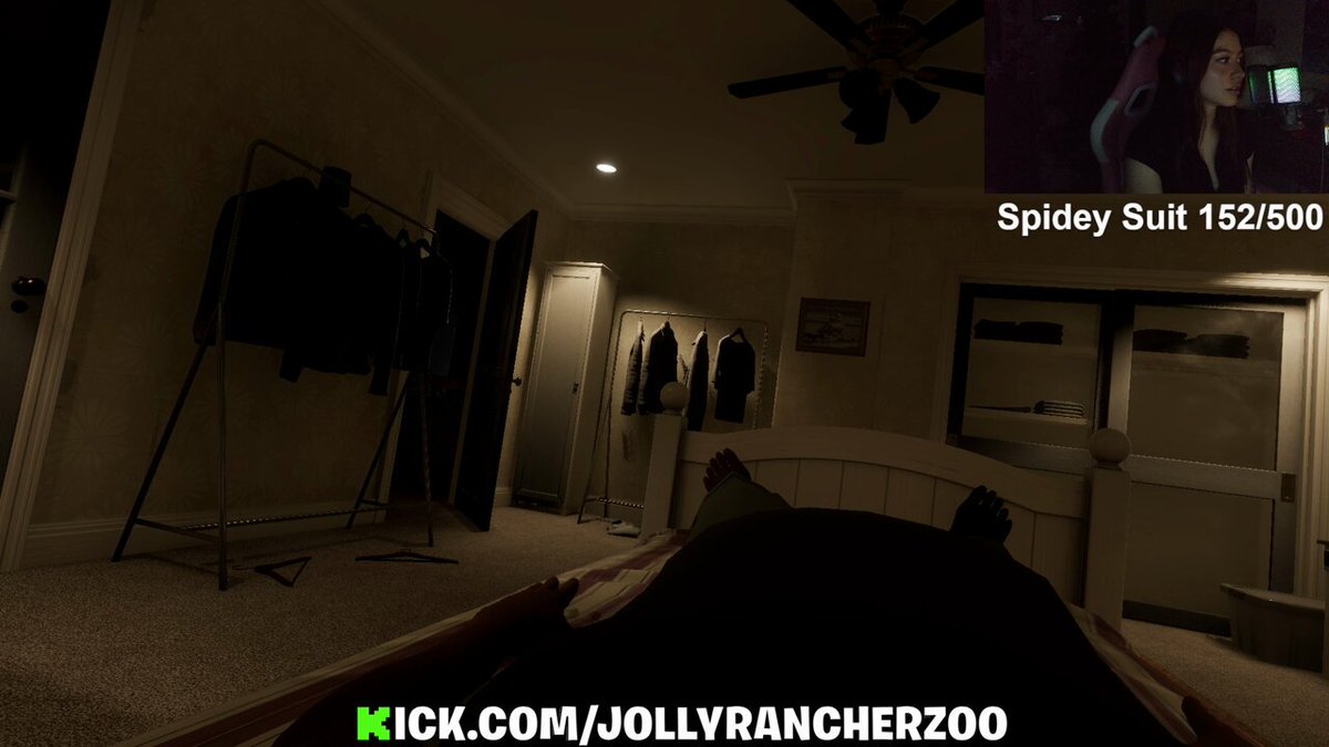 Jolly gets jump scared and screams so loud she breaks her chair!!!