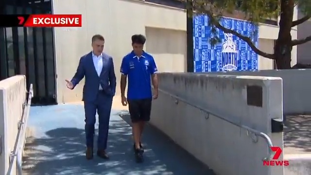 An AFL star has revealed he feared for his life and his career, becoming violently ill overseas and being medi-vacked back to Australia. North Melbourne forward Paul Curtis was rushed from Bali to Perth for emergency surgery late last year. The 22-year-old spoke exclusively with Ryan Daniels about his horrific ordeal.