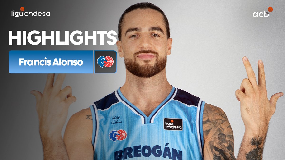 Ha nacido un héroe en Lugo llamado Francis Alonso 🦸♂️ No solo fue el protagonista de la victoria con un triplazo sobre la bocina, sino que además, se marcó un partidazo de 2⃣8⃣ puntos y 3⃣2⃣ de valoración 🔥 #LigaEndesa | Río Breogán