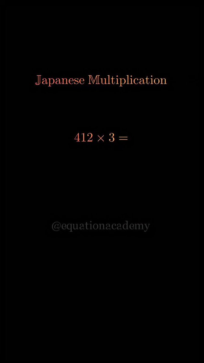 How the Japanese multiplication method works [ equationacademy]