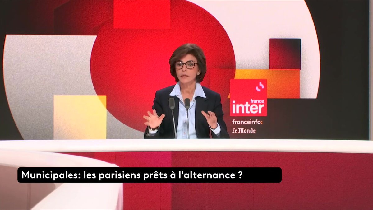 Municipales : à Paris, la gauche est “à la recherche du sauvetage du siège”, dit Rachida Dati, estimant qu’elle est “la seule à pouvoir porter et incarner l’alternance” dans la capitale. #QuestionsPol