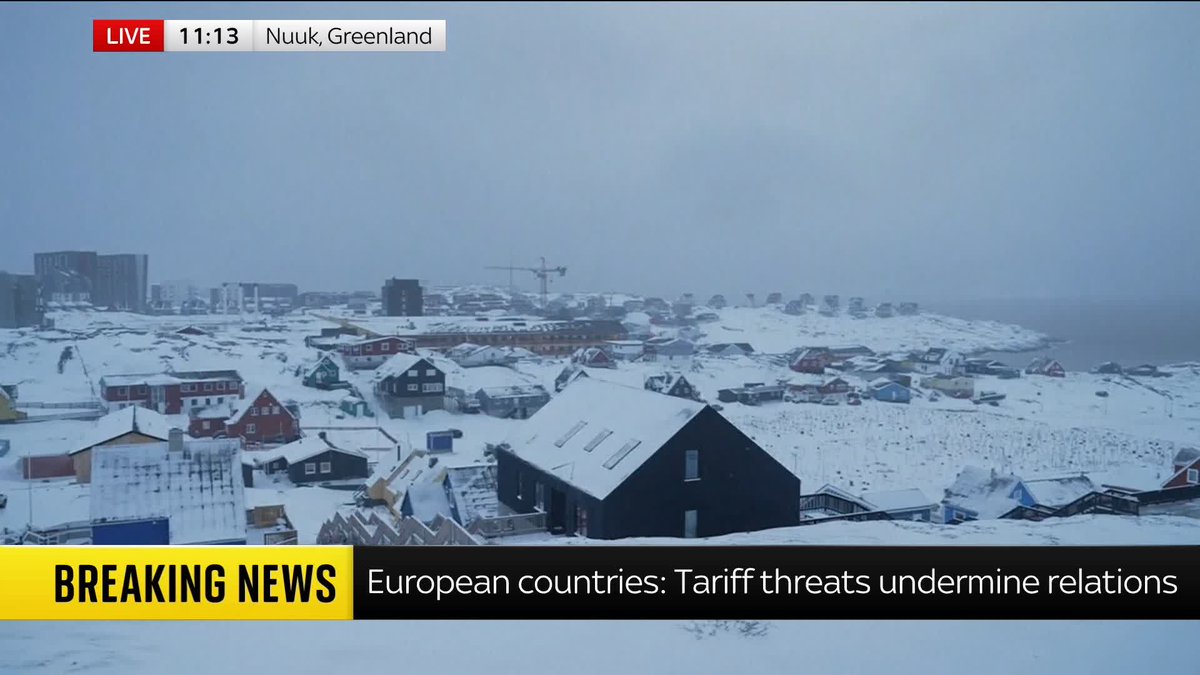 BREAKING: Trump's Greenland threat risks 'dangerous downward spiral', UK says in joint statement with European allies - Denmark, Finland, France, Germany, the Netherlands, Norway and Sweden. 📺 Sky 501, Virgin 602, Freeview 233 and YouTube