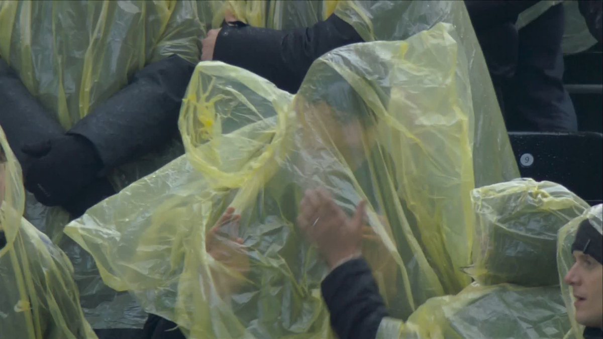 Poncho watch at Molineux! 😅☔️