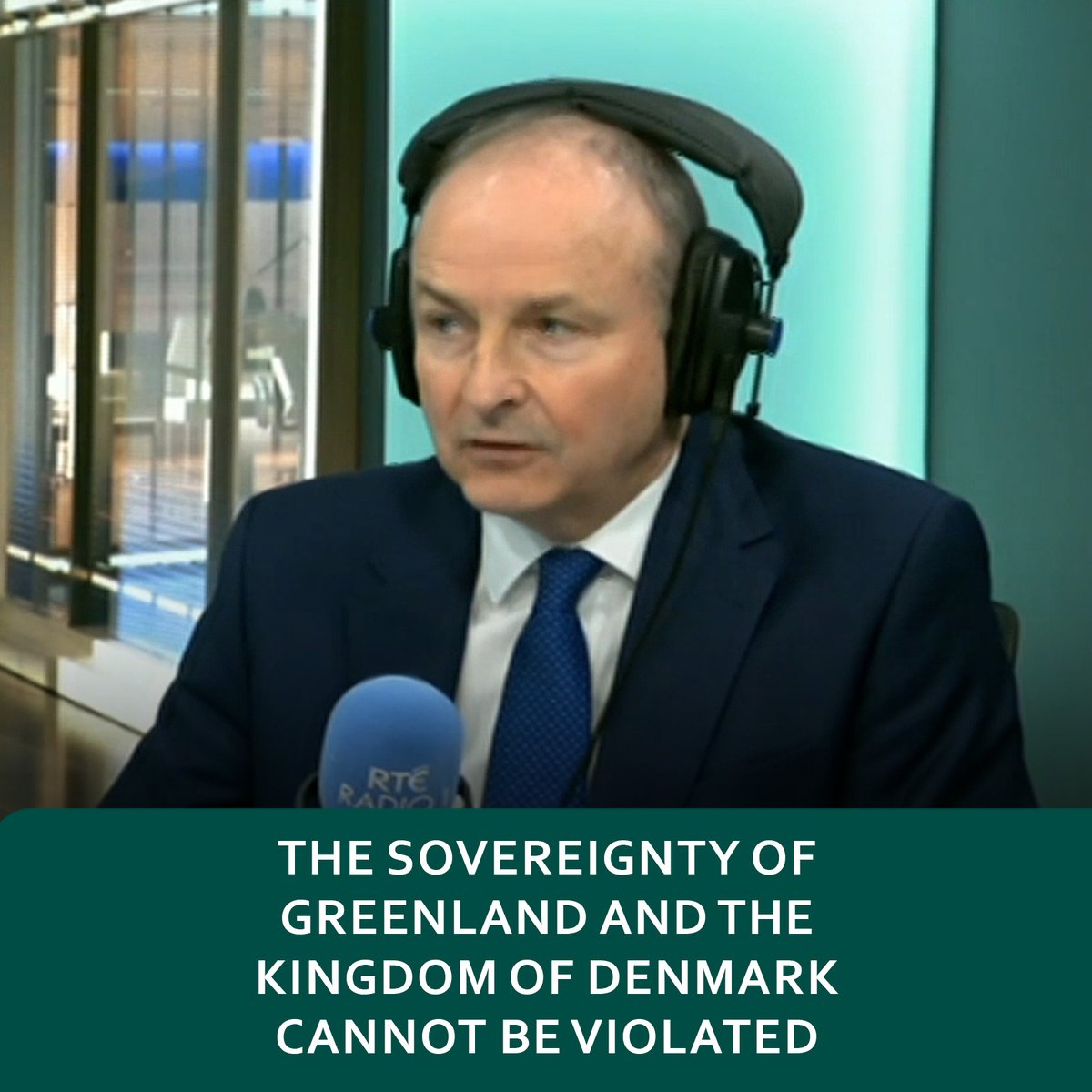 The territorial integrity, the sovereignty of Greenland and the Kingdom of Denmark cannot be violated. Any trade war would be very damaging to everybody in the world, damaging to United States, damaging to Europe. Dialogue has to happen to prevent that from occurring.