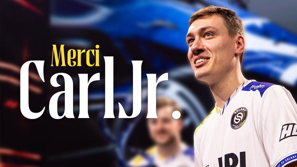 La plus difficile de toutes les annonces. CarlJr. ne sera plus Solary en 2026, il aura gagné, il aura dominé, il nous aura tous fait crier et rêver. Merci pour tout, tu resteras à jamais le plus grand de tous. Merci Carl 💛💙