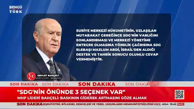 Suriye’de Kürtler başka SDG başkadır. SDG terör örgütüdür ve Suriye Kürtlerini temsil etmemektedir.