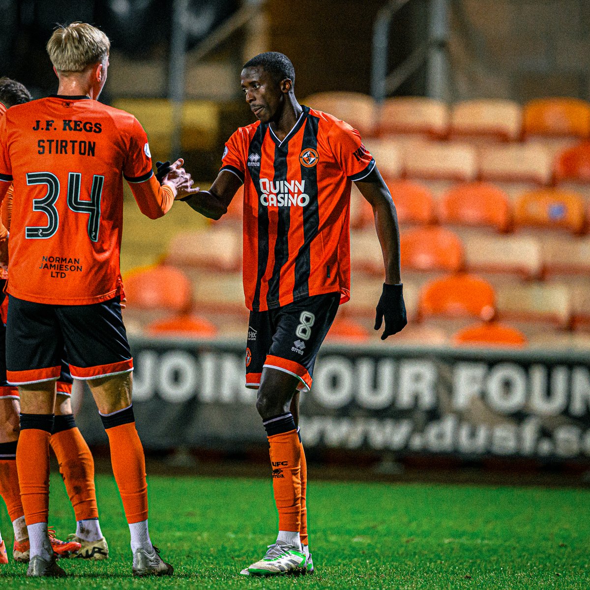 Starting the move and finishing it with aplomb 💥 🐙8️⃣ Panutche Camará rubber-stamps #DUFC's progression to the Fifth Round of the Scottish Gas Scottish Cup inside the final minute of the 90