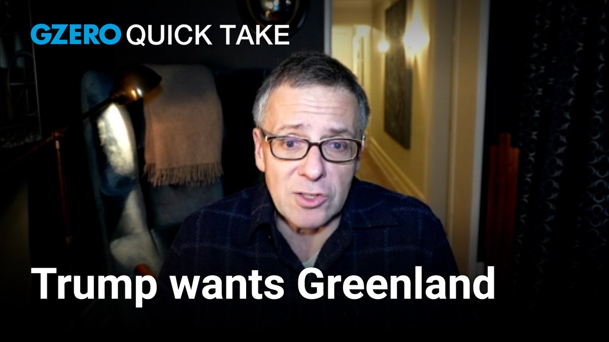 trump doesn’t want bases in greenland. he wants sovereignty. that’s the crisis. GZERO Media