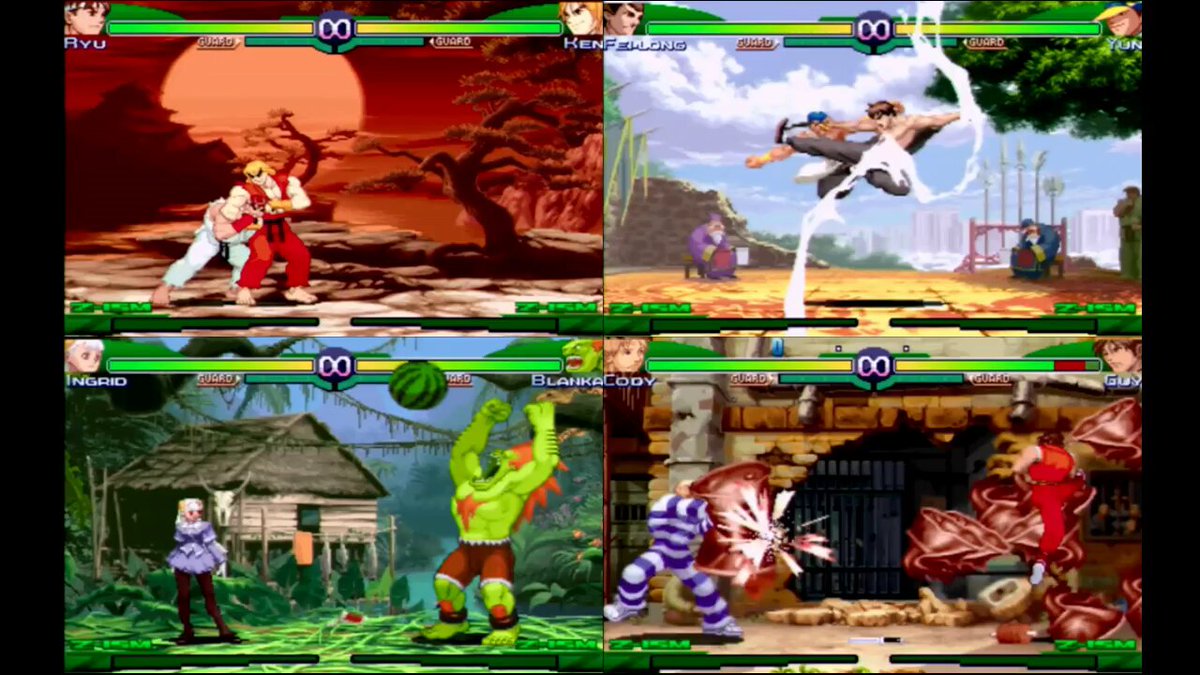 1月19日は「ストリートファイターZERO3↑↑（ダブルアッパー）(2006)」発売から20周年。対戦前の掛け合いでも。前作アッパーからイングリッドや新モードが追加されたZERO3の集大成。ゲームモードが多くて1人でもかなり遊べる作品でしたな。