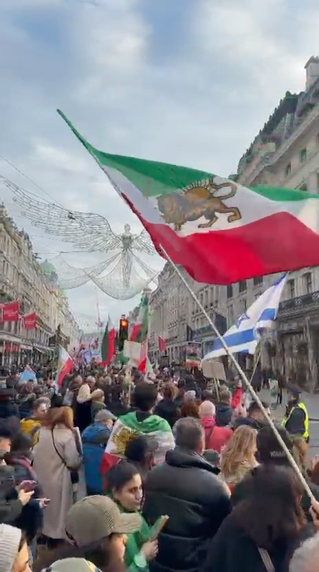 I’m at the March for Iran in London, where thousands are waving the true flag of Iran. Soon, this country will be free, and we will be among the first to celebrate with the great people of Iran.
