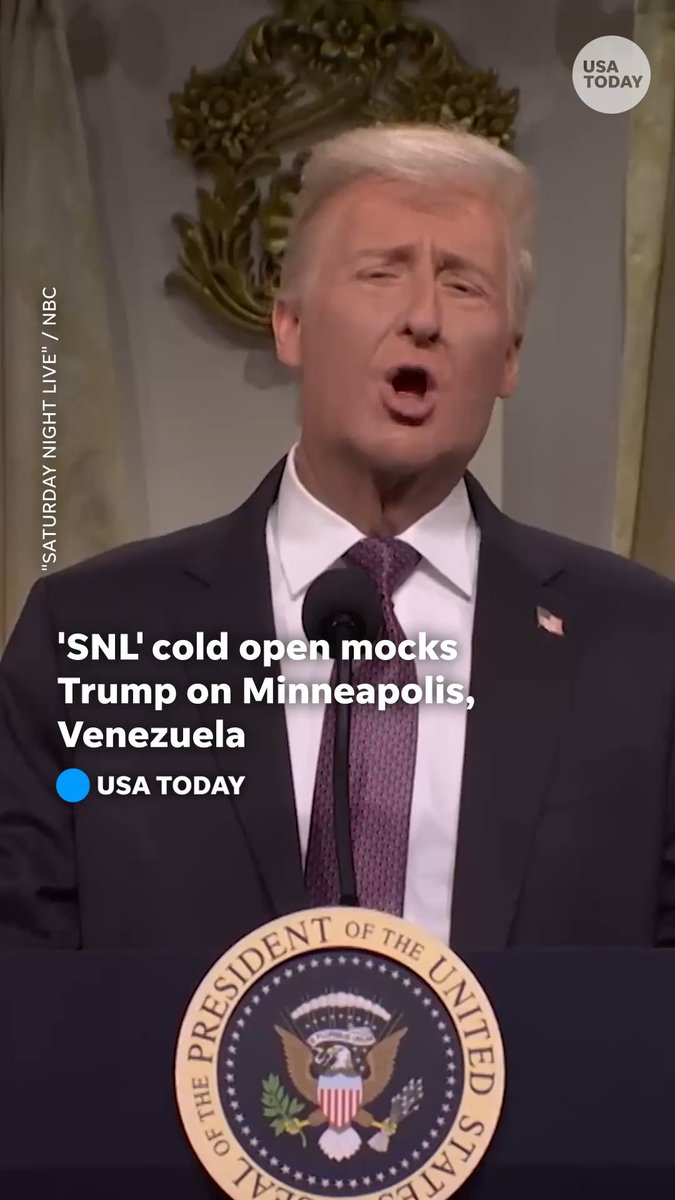 “And in my stocking, I got Maduro!" In the first "Saturday Night Live" episode of the year, cast members mocked Trump over his handling of Venezuela and the ICE shootings in Minneapolis.