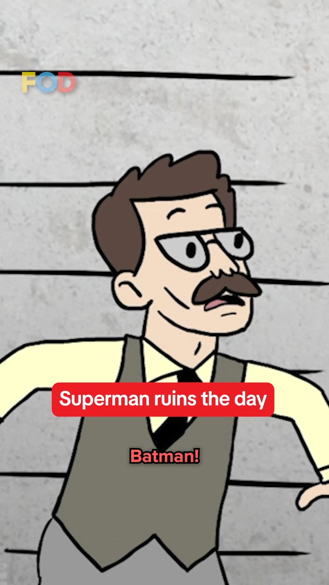 Superman ruins Batman's day
