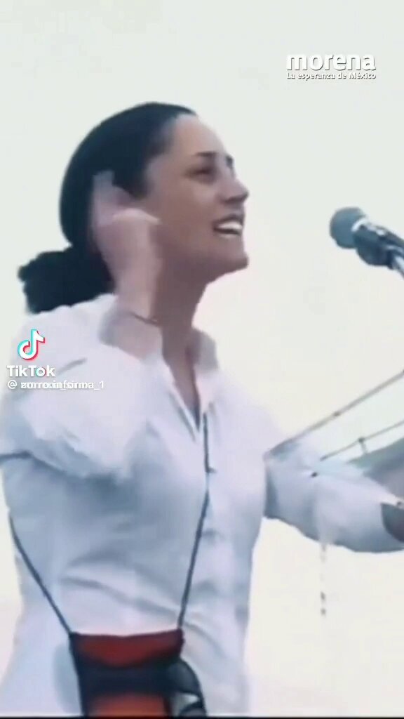 Una mujer gobierna México ella es Claudia Sheinbaum Pardo hagamos historia ♥️🥀 #JUNTOS_SOMOS_MAS_FUERTES