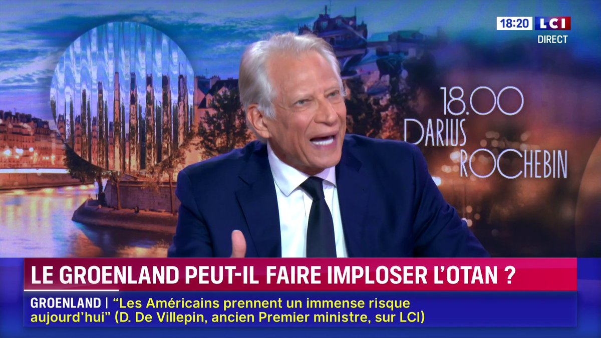 🔴🗣️ "Le Venezuela, c'est l'impasse. L'Iran, c'est l'impasse. L'Ukraine, c'est l'impasse, le fiasco. Et Gaza : nous sommes là aussi dans quelque chose qui n'est pas très sérieux du point de vue de la responsabilité des États-Unis" : Dominique de Dominique de Villepin à Darius Rochebin