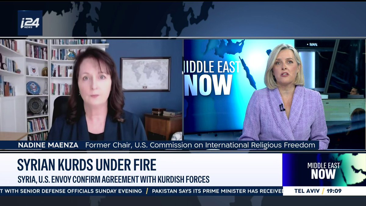 “The Syrian security forces have been so inconsistent. So many of them are wearing ISIS patches. If they’re the ones overseeing the ISIS prisons, that’s going to be a problem,” Nadine Maenza joins Laura Cellier on #MiddleEastNow