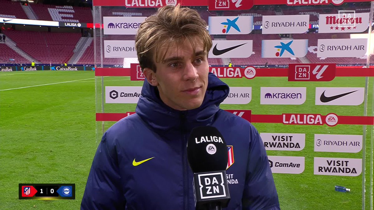 Pablo Barrios: "Julian Álvarez trabaja como el que más. Los goles ya vendrán solos". Líder dentro y fuera del campo.