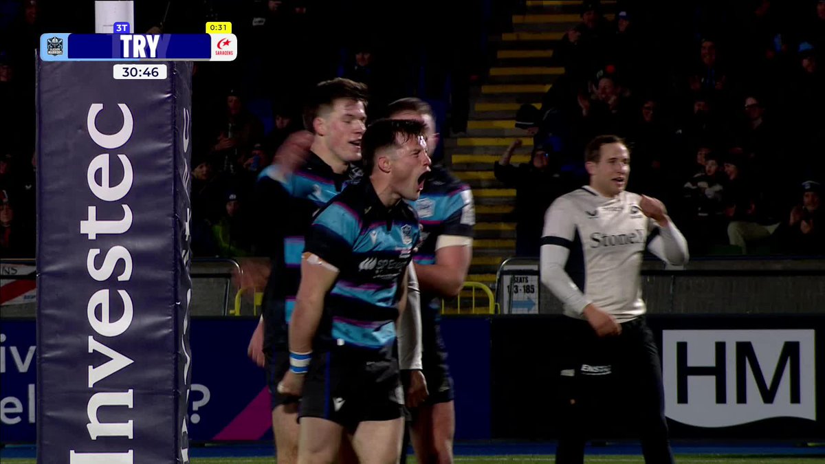 "They just look unstoppable!" 🎙️ The standout team of the Pools aren't slowing down 🔥 Glasgow Warriors putting in a big first half as George Horne gets in on the act ⚔️ #InvestecChampionsCup