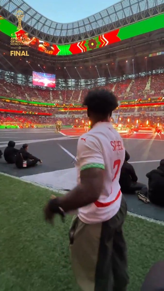 From streams to African moves. Speed’s learning tonight. 🕺😁 #TotalEnergiesAFCON2025