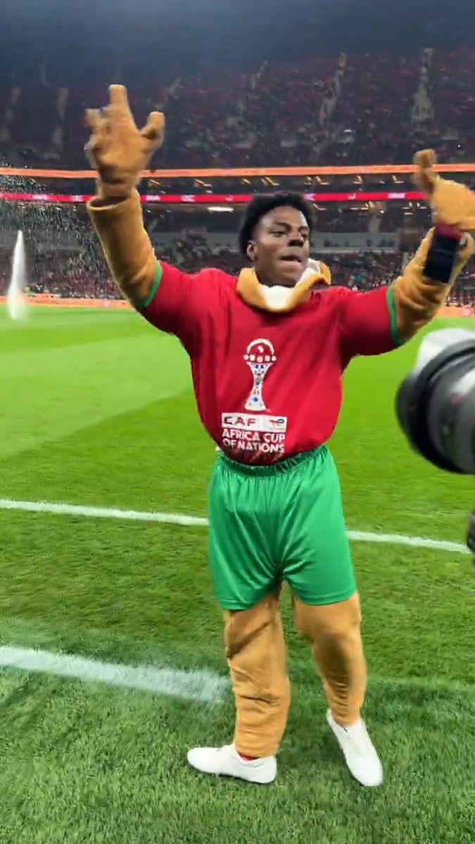 We have a new mascot for today’s final: ISHOWSPEED.🤩 #TotalEnergiesAFCON2025