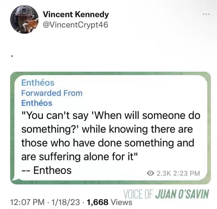 “Power is only good if you use it.”