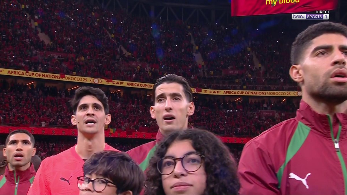 🇲🇦🤩 L’HYMNE MAROCAIN RETENTIT À RABAT !!!! #CAN2025 🎥 beIN SPORTS