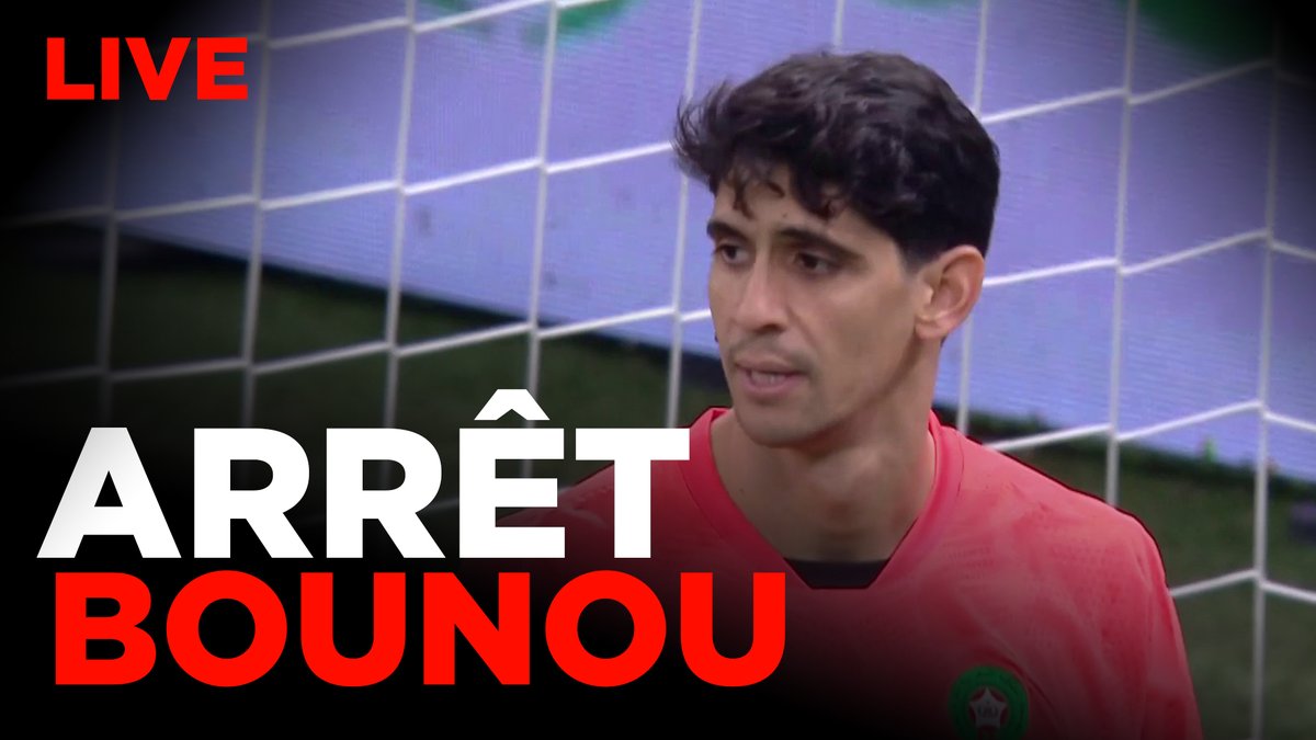 La parade incroyable de Bounou ! Le gardien marocain sauve les Lions de l'Atlas avec un arrêt sensationnel sur cette tête de Pape Gueye !