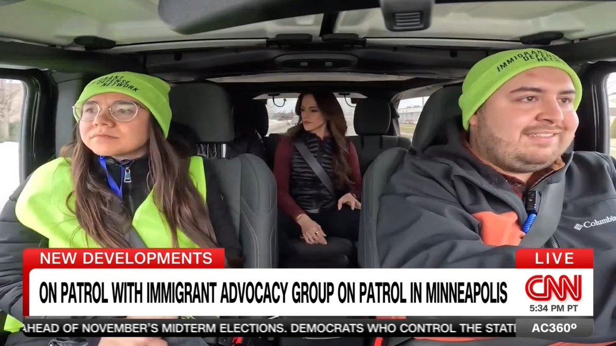 There's an immigrant advocacy group on the ground in Minneapolis, confronting ICE officers, who will pepper the federal agents with questions when they are detaining someone. CNN's Isabel Rosales went on patrol with them.