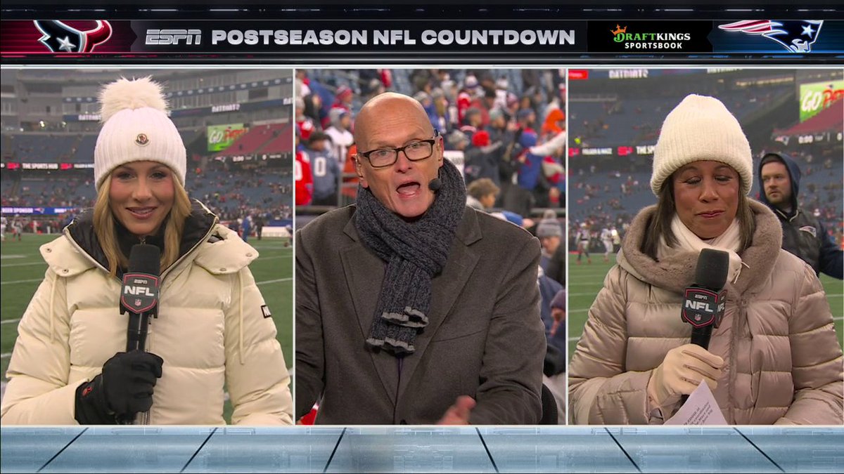 Embrace this moment but don't overthink it. 🧠 Lisa Salters and Laura Rutledge give insight on how the Texans and Patriots are preparing for their divisional round playoff game 🔥